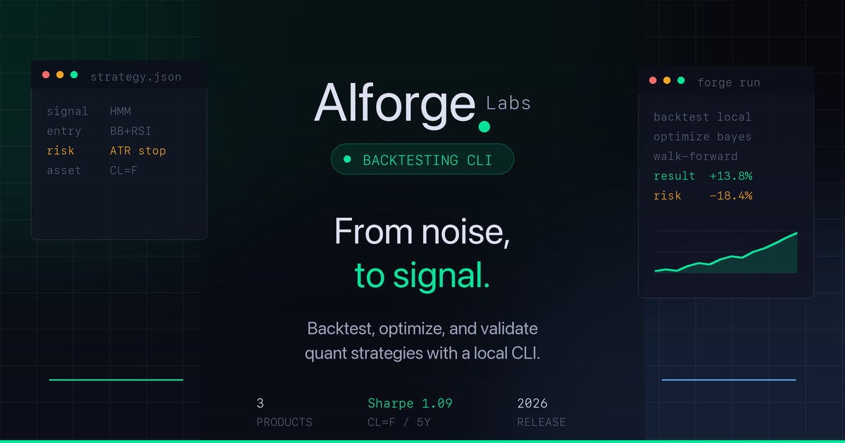 AlphaForge — official preview image